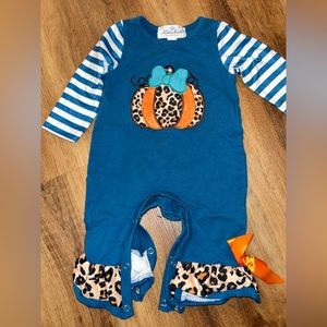Marie Nicole Pumpkin romper